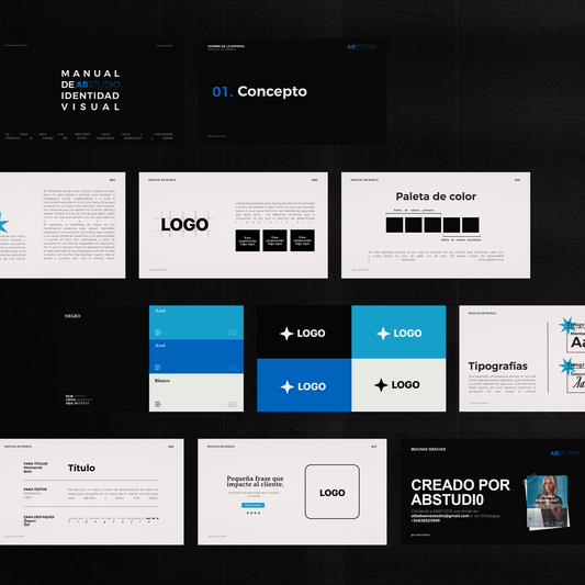 PLANTILLA MANUAL DE IDENTIDAD VISUAL