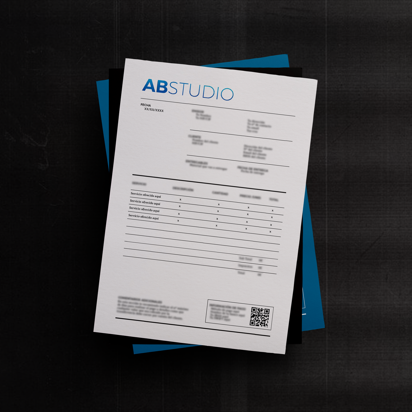 PLANTILLA DE FACTURA EDITABLE