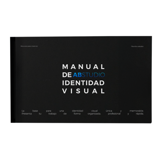 PLANTILLA MANUAL DE IDENTIDAD VISUAL